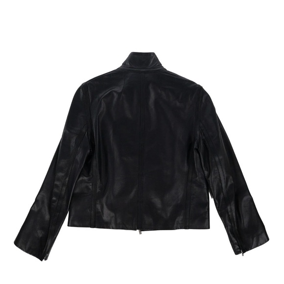 100% Authentic THE ROW Black Lambskin Leather Jacket - US Size 8 (fits small) - Picture 5 of 10